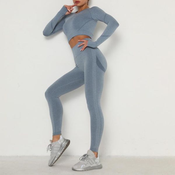 yoga outfit 2 pcs seamless women's set workout sportswear gym clothing fitness long sleeve crop high waist leggings sports suits
yoga outfit 2 pcs seamless women's set workout sportswear gym clothing fitness long sleeve crop high waist leggings sports suits