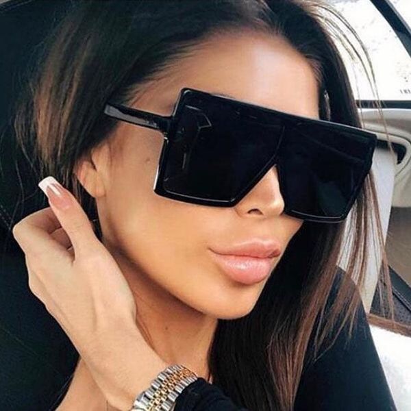 sunglasses oversized shades woman black fashion square glasses big frame vintage retro oculos feminino, White;black
sunglasses oversized shades woman black fashion square glasses big frame vintage retro oculos feminino, White;black