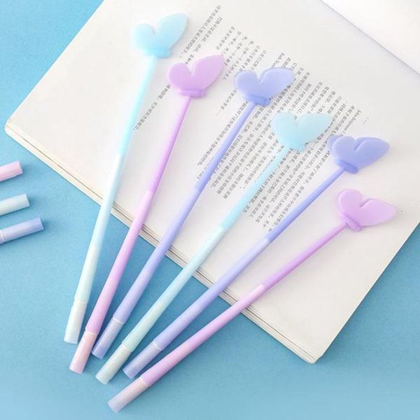 gel pens 3 pcs cute cartoon link pen 0.5mm blue ink silicone butterfly signature for school & office escolar korean stationery
gel pens 3 pcs cute cartoon link pen 0.5mm blue ink silicone butterfly signature for school & office escolar korean stationery