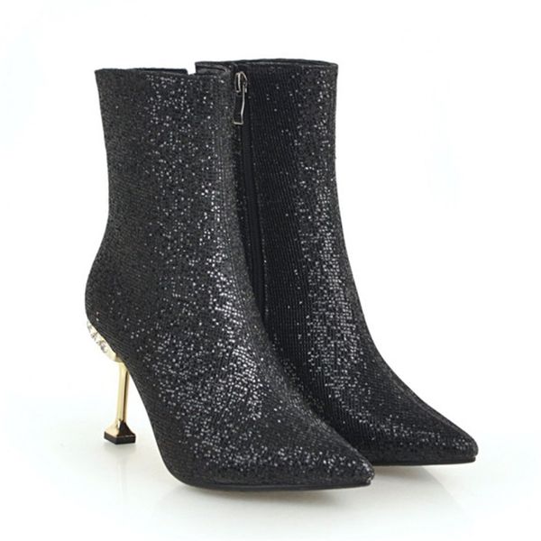 boots olomm beautiful woman stiletto mid calf boots pointed toe of gold silver black shoes size eua 3-10.5 4ux7
boots olomm beautiful woman stiletto mid calf boots pointed toe of gold silver black shoes size eua 3-10.5 4ux7