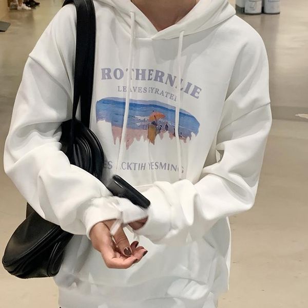 women's hoodies & sweatshirts 2021 autumn winter harajuku korean fashion friends vintage sweet landscape painting letter print women s, Black
women's hoodies & sweatshirts 2021 autumn winter harajuku korean fashion friends vintage sweet landscape painting letter print women s, Black