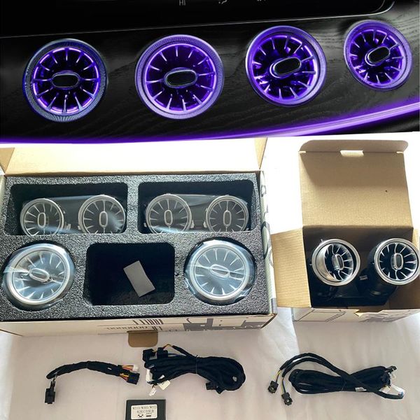 8pcs 64 colors ambient light for mercede- e-class w213 front ac condition air outlet turbo rgb illuminate interior&external lights
8pcs 64 colors ambient light for mercede- e-class w213 front ac condition air outlet turbo rgb illuminate interior&external lights