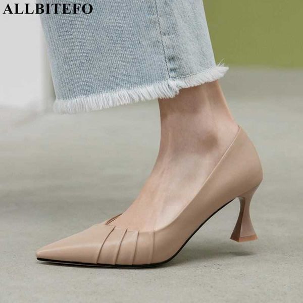 allbitefo pleated design soft genuine leather women heels shoes fashion party wedding shoes women's high heel shoes high heels 210611, Black
allbitefo pleated design soft genuine leather women heels shoes fashion party wedding shoes women's high heel shoes high heels 210611, Black