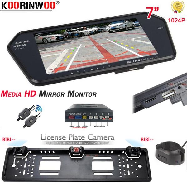 car rear view cameras& parking sensors koorinwoo wireless multifunction dynamic moving eu license camera night vision with 7" mirror mo
car rear view cameras& parking sensors koorinwoo wireless multifunction dynamic moving eu license camera night vision with 7" mirror mo
