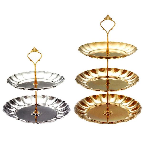 party luxury cake shelf high qulity stainless steel fruit bowl two three layers to choose hooks & rails
party luxury cake shelf high qulity stainless steel fruit bowl two three layers to choose hooks & rails