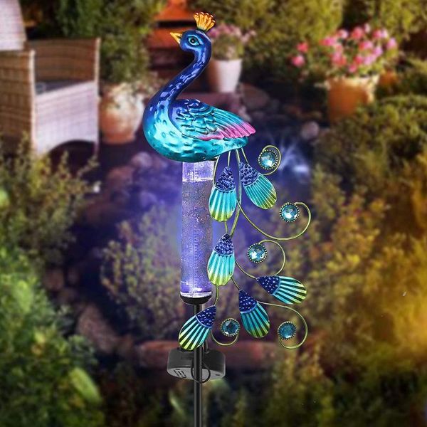 lawn lamps pea cock peahen rain gauge with solar led light metal yard garden decor drop
lawn lamps pea cock peahen rain gauge with solar led light metal yard garden decor drop