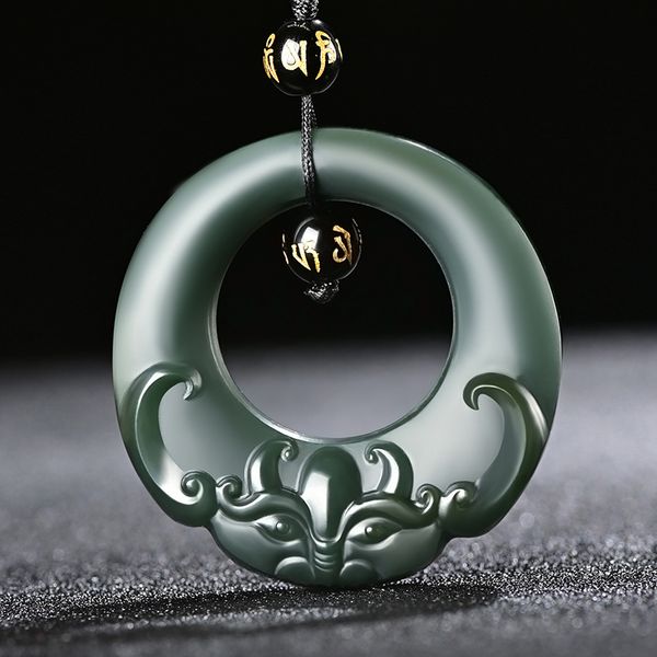 natural 7a hetian green jade pendant hand carved pendants necklace brand men women real jade jewelry jadeite, Red;blue
natural 7a hetian green jade pendant hand carved pendants necklace brand men women real jade jewelry jadeite, Red;blue