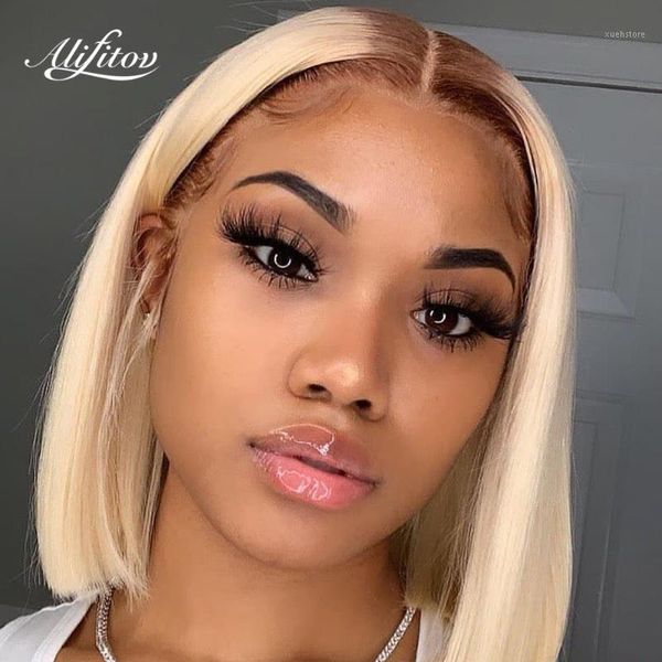 blonde straight lace front human hair wigs short bob transparent for women1, Black;brown
blonde straight lace front human hair wigs short bob transparent for women1, Black;brown
