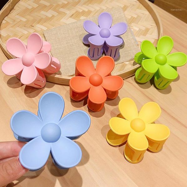women girls cute candy colors big flower plastic hair sweet holder clip hairpin headband fashion accessories1
women girls cute candy colors big flower plastic hair sweet holder clip hairpin headband fashion accessories1