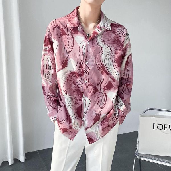 men's casual shirts man korean vintage fashion streetwear long sleeve shirt mens loose shoulders printed non-iron, White;black
men's casual shirts man korean vintage fashion streetwear long sleeve shirt mens loose shoulders printed non-iron, White;black