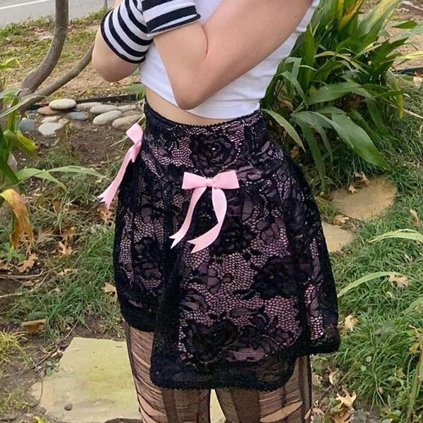 missme mini skirt black lace double layer kawaii gothic pink bow high waisted goth streetwear summer 2021 skirts
missme mini skirt black lace double layer kawaii gothic pink bow high waisted goth streetwear summer 2021 skirts