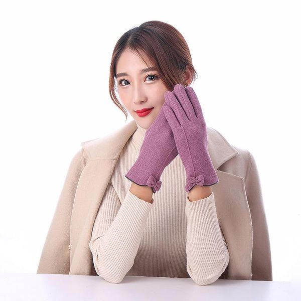 five fingers gloves women' winter wool warm plus velvet full finger cotton touch screen, Blue;gray
five fingers gloves women' winter wool warm plus velvet full finger cotton touch screen, Blue;gray