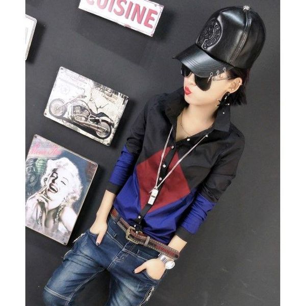 women's blouses & shirts women 2021 spring autumn fashion slim casual female button long sleeve turn-down collar shirt ladies patchwork, White
women's blouses & shirts women 2021 spring autumn fashion slim casual female button long sleeve turn-down collar shirt ladies patchwork, White