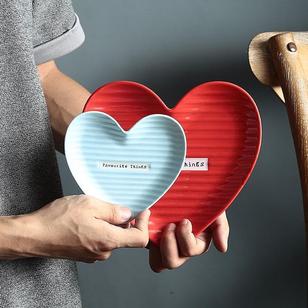 dishes & plates nordic creative heart-shaped plate snack breakfast cake jewelry storage ceramic tableware
dishes & plates nordic creative heart-shaped plate snack breakfast cake jewelry storage ceramic tableware