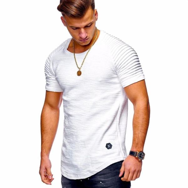 men's t-shirts 2021 short-sleeved solid color men's t-shirt pleated shoulder jacquard stripes slim casual sports wild, White;black
men's t-shirts 2021 short-sleeved solid color men's t-shirt pleated shoulder jacquard stripes slim casual sports wild, White;black