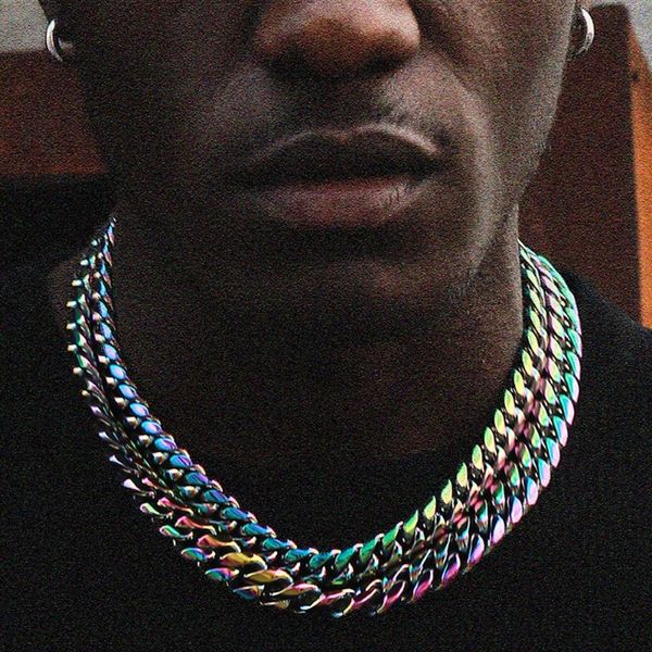 hip hop jewelryvibrant look signature miami cuban chain with modern classic design and durable quality link choker chokers, Golden;silver
hip hop jewelryvibrant look signature miami cuban chain with modern classic design and durable quality link choker chokers, Golden;silver