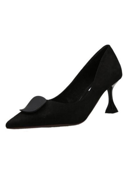dress shoes net red wild small fresh girl single 2021 spring french high heels women's stiletto heel pointed, Black
dress shoes net red wild small fresh girl single 2021 spring french high heels women's stiletto heel pointed, Black