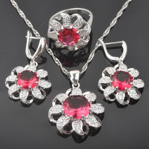 earrings & necklace 2021 red zirconia women's silver color jewelry sets pendant rings engagement gift qz0353
earrings & necklace 2021 red zirconia women's silver color jewelry sets pendant rings engagement gift qz0353
