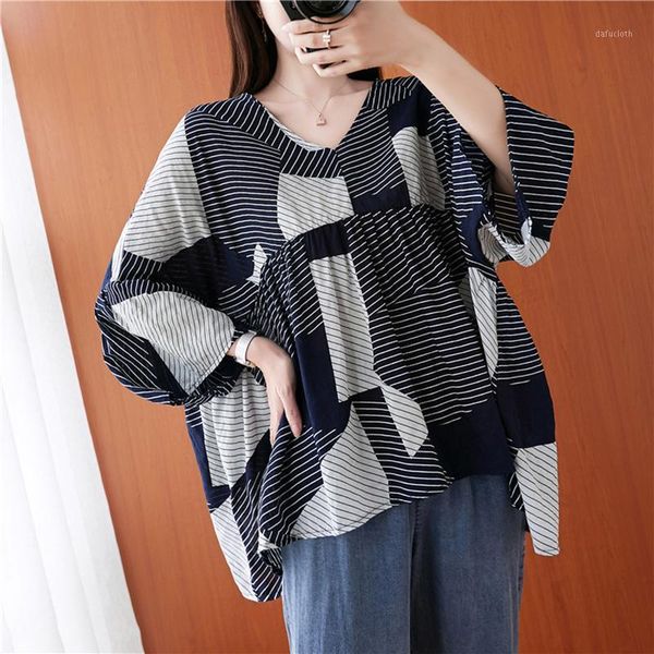 kanifio 12 colors oversized plus size women fashion print cotton linen t-shirts summer capes ladies casual tees tunic l-8xl women's t-s, White
kanifio 12 colors oversized plus size women fashion print cotton linen t-shirts summer capes ladies casual tees tunic l-8xl women's t-s, White