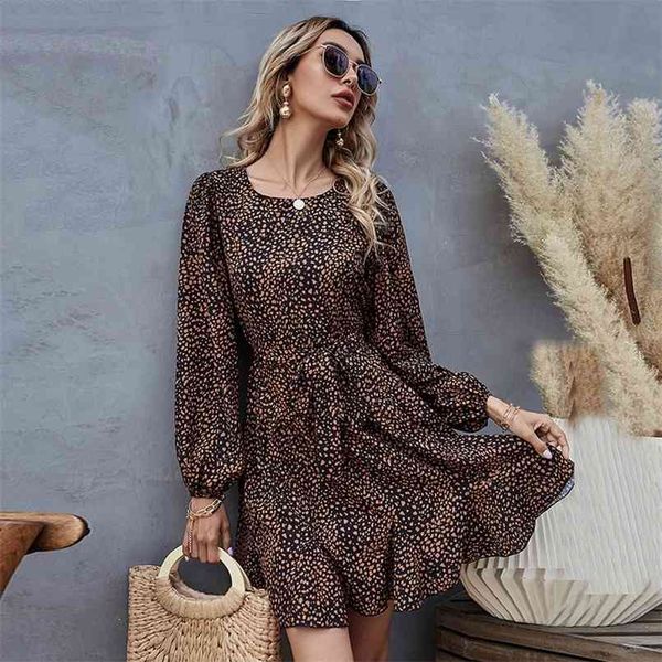 spring o neck print dress for womens high waist lace lantern sleeve fashion casual chiffon a-line dress female summer mini 210508, Black;gray
spring o neck print dress for womens high waist lace lantern sleeve fashion casual chiffon a-line dress female summer mini 210508, Black;gray