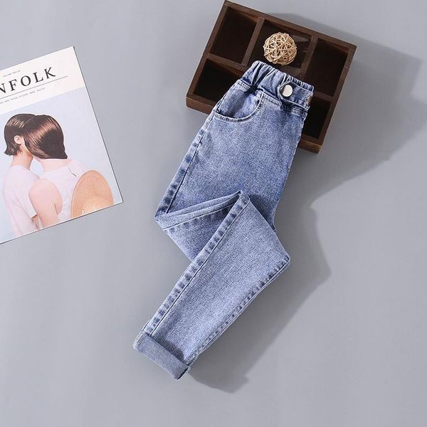 fashion girls jeans autumn winter kids clothes children denim pants for baby girl trousers button teens thick warm velvet, Blue
fashion girls jeans autumn winter kids clothes children denim pants for baby girl trousers button teens thick warm velvet, Blue