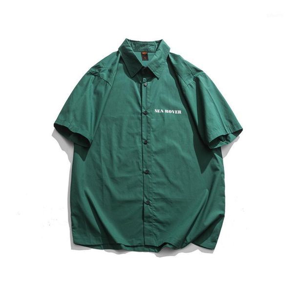 men's casual shirts japanese summer short-sleeve trend letter printing short-sleeved shirt for men youth high quality, White;black
men's casual shirts japanese summer short-sleeve trend letter printing short-sleeved shirt for men youth high quality, White;black