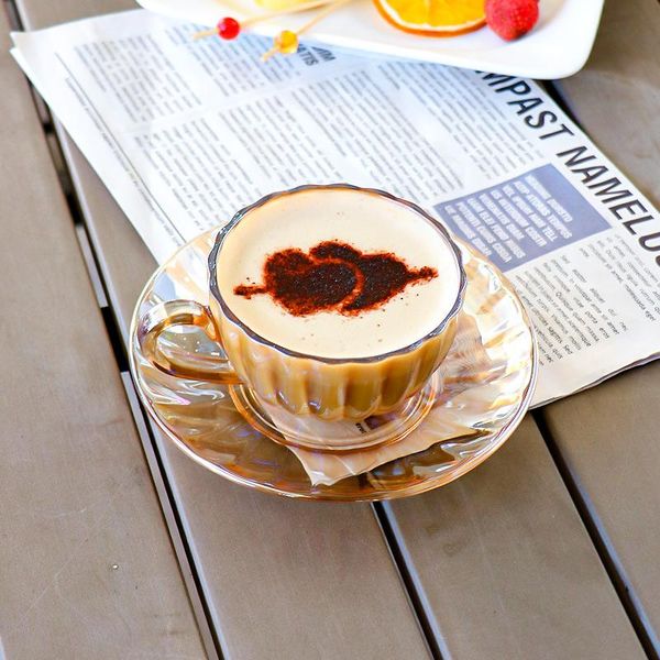 cups & saucers handmade flower tea cup korean style glass light luxury coffee saucer striped kaffeebecher household daily necessitie ef50cc
cups & saucers handmade flower tea cup korean style glass light luxury coffee saucer striped kaffeebecher household daily necessitie ef50cc