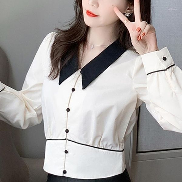 autumn long sleeve blouse women blusas mujer de moda 2021 turn down collar chiffon shirt blouses blusa d678 women's & shirts, White
autumn long sleeve blouse women blusas mujer de moda 2021 turn down collar chiffon shirt blouses blusa d678 women's & shirts, White