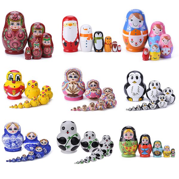 8Pcs/Set Basswood Russian Matryoshka Dolls Bear Ear Nesting Dolls Gift Russian Traditional Feature Ethnic Style Unisex Dolls
8Pcs/Set Basswood Russian Matryoshka Dolls Bear Ear Nesting Dolls Gift Russian Traditional Feature Ethnic Style Unisex Dolls