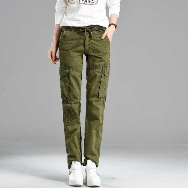 women's pants & capris women cargo with big pocket elastic high waist cotton straight military army tactical hip hop trousers, Black;white
women's pants & capris women cargo with big pocket elastic high waist cotton straight military army tactical hip hop trousers, Black;white