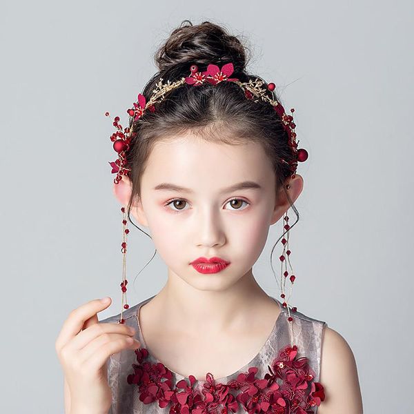hair accessories children's headdress red garland princess headband fashion style fringed band plaid crown series, Slivery;white
hair accessories children's headdress red garland princess headband fashion style fringed band plaid crown series, Slivery;white