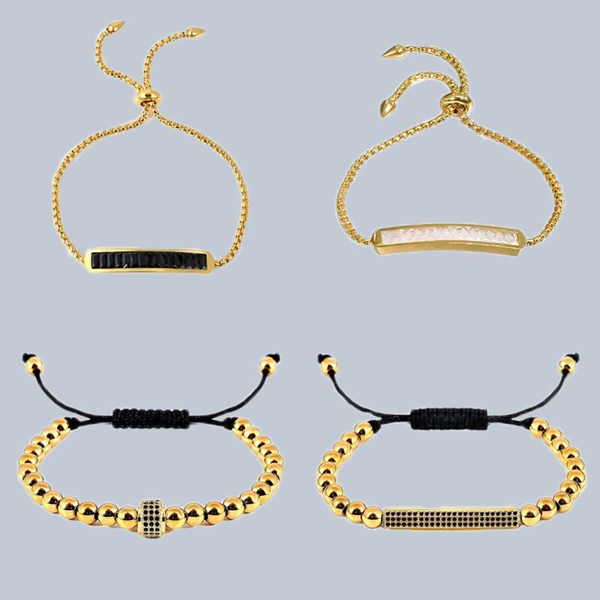 link, chain fashion lovers bracelets charm woman bangle titanium stainless steel cubic zirconia crystal gold gifts couple men, Black
link, chain fashion lovers bracelets charm woman bangle titanium stainless steel cubic zirconia crystal gold gifts couple men, Black