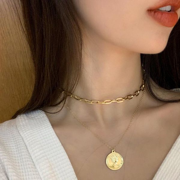 pendant necklaces fashion 2 layers pearl women geometric necklace ladies gold size chain brand design jewelry gift, Silver
pendant necklaces fashion 2 layers pearl women geometric necklace ladies gold size chain brand design jewelry gift, Silver