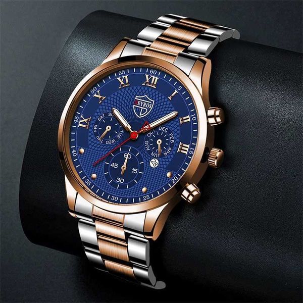 fashion watches for men business stainless steel quartz wristwatch calendar date luminous clock luxury mens casual leather watch, Slivery;brown
fashion watches for men business stainless steel quartz wristwatch calendar date luminous clock luxury mens casual leather watch, Slivery;brown
