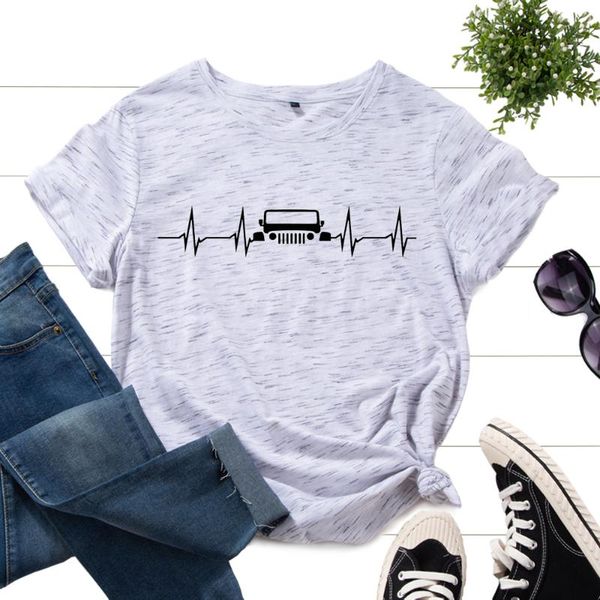 women's t-shirt graphic tee for women cotton print t shirts short sleeve crew neck summer female clothes heartbeat car dirve care casu, White
women's t-shirt graphic tee for women cotton print t shirts short sleeve crew neck summer female clothes heartbeat car dirve care casu, White