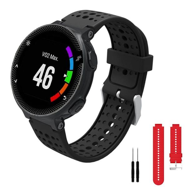 watch bands silicone replacement band for garmin forerunner 230 / 235 220 620 630 735 735xt outdoor sport watchstrap, Black;brown
watch bands silicone replacement band for garmin forerunner 230 / 235 220 620 630 735 735xt outdoor sport watchstrap, Black;brown