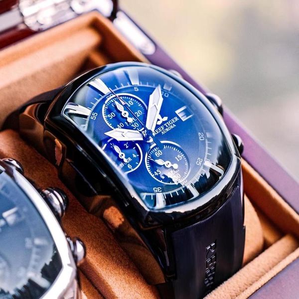 wristwatches reef tiger/rt big sport watches with date rubber strap steel blue dial mens watch chronograph waterproof rga3069-t, Slivery;brown
wristwatches reef tiger/rt big sport watches with date rubber strap steel blue dial mens watch chronograph waterproof rga3069-t, Slivery;brown