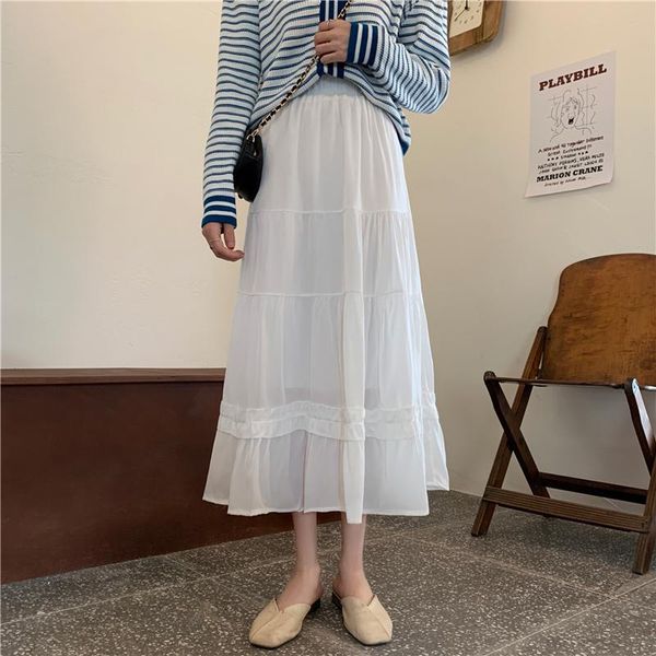 hzirip 2021 summer solid korean high-waist mid-length gentle chic bohovintage fashion all-match a-line women cake skirt skirts, Black
hzirip 2021 summer solid korean high-waist mid-length gentle chic bohovintage fashion all-match a-line women cake skirt skirts, Black