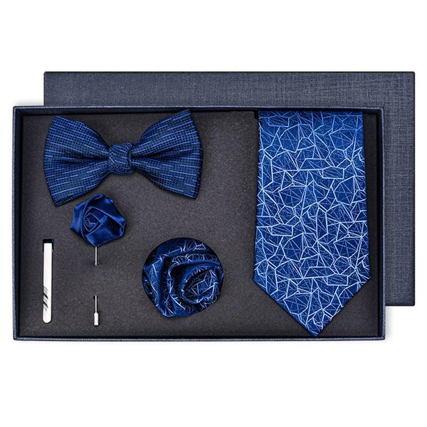 bow ties 8 cm tie set for men male party wedding gift dress necktie bowtie corsage pocket square and clip with box, Black;gray
bow ties 8 cm tie set for men male party wedding gift dress necktie bowtie corsage pocket square and clip with box, Black;gray