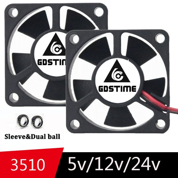 2pcs gdstime 35x35x10mm dc 24v 12v 5v dual ball sleeve brushless cpu cooler 35mm x 10mm small mini 2pin cooling axial fan 3510 fans & coolin
2pcs gdstime 35x35x10mm dc 24v 12v 5v dual ball sleeve brushless cpu cooler 35mm x 10mm small mini 2pin cooling axial fan 3510 fans & coolin