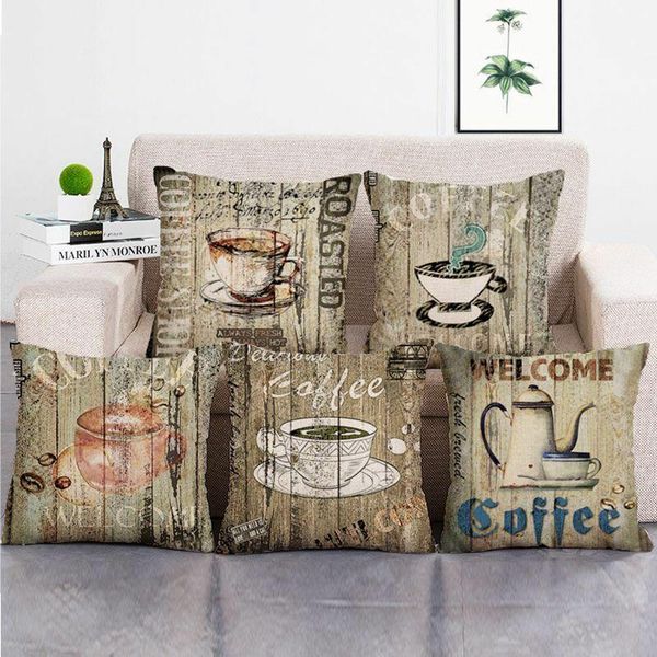 cushion/decorative pillow vintage coffee cup print cushion cover decor cotton capa almofada retro rustic
cushion/decorative pillow vintage coffee cup print cushion cover decor cotton capa almofada retro rustic
