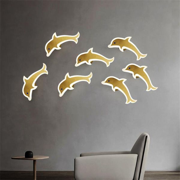 wall lamp modern led dolphin living room background decoration bedroom children's corridor dining bathroom light
wall lamp modern led dolphin living room background decoration bedroom children's corridor dining bathroom light