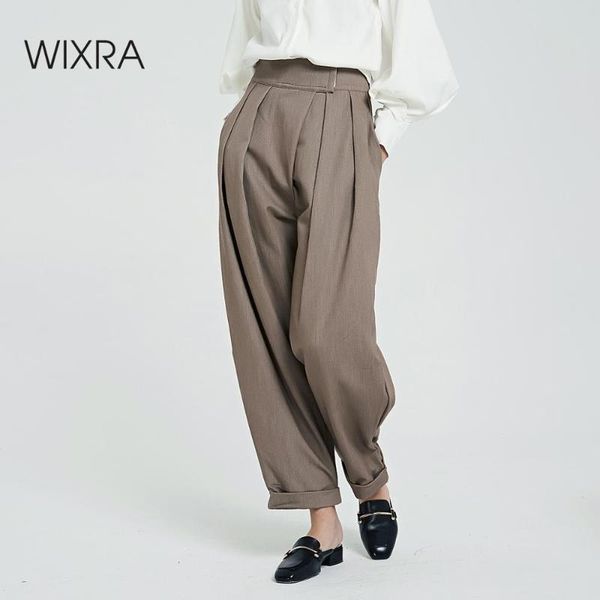 women's pants & capris wixra solid loose casual stylish ladies pockets thick long trousers clothing 2021 autumn, Black;white
women's pants & capris wixra solid loose casual stylish ladies pockets thick long trousers clothing 2021 autumn, Black;white