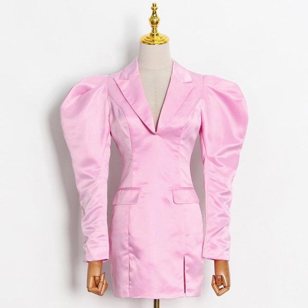 casual dresses seebeautiful notched collar puff sleeve blazers coat back zipper pocket split women autumn 2021 fashion tide g380, Black;gray
casual dresses seebeautiful notched collar puff sleeve blazers coat back zipper pocket split women autumn 2021 fashion tide g380, Black;gray