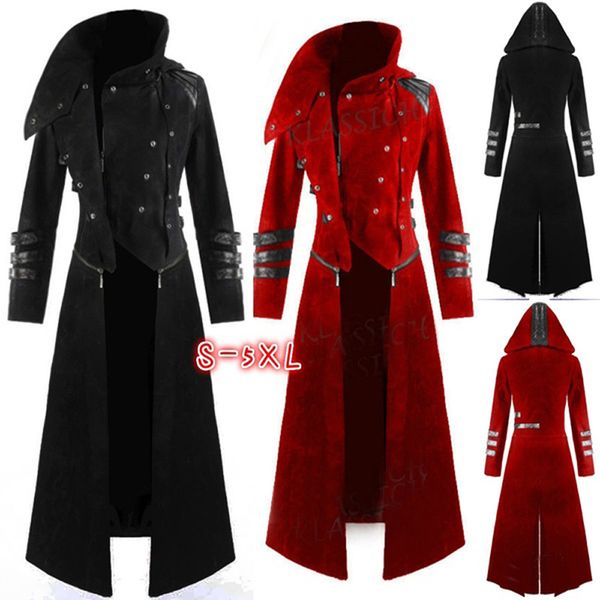 theme costume 2019 scorpion mens coat long jacket gothic steampunk hooded trench medieval cosplay costume halloween plus 5xl women men, Black;red
theme costume 2019 scorpion mens coat long jacket gothic steampunk hooded trench medieval cosplay costume halloween plus 5xl women men, Black;red