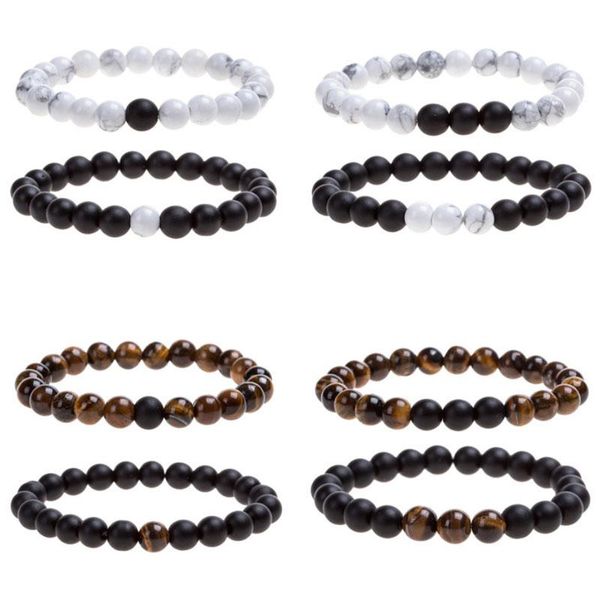 natural stone handmade beaded 2pcs/set charm bracelets for women men lover couple fashion jewelry bangle, Black
natural stone handmade beaded 2pcs/set charm bracelets for women men lover couple fashion jewelry bangle, Black
