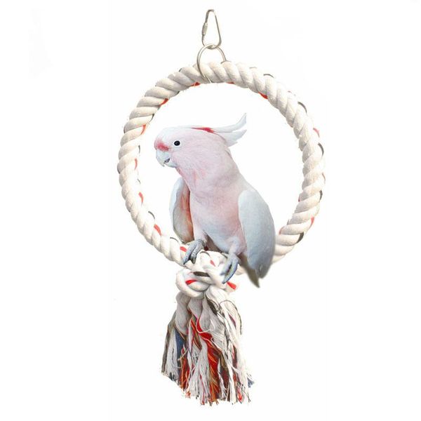 other bird supplies 1pc parrot hamster rope hanging braided chew cage cockatiel toy pet stand training climbing cotton swing
other bird supplies 1pc parrot hamster rope hanging braided chew cage cockatiel toy pet stand training climbing cotton swing