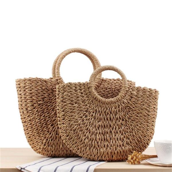 duffel bags fashion womens simple hand-woven straw bag casual summer solid shopping vacation beach tote il00594
duffel bags fashion womens simple hand-woven straw bag casual summer solid shopping vacation beach tote il00594