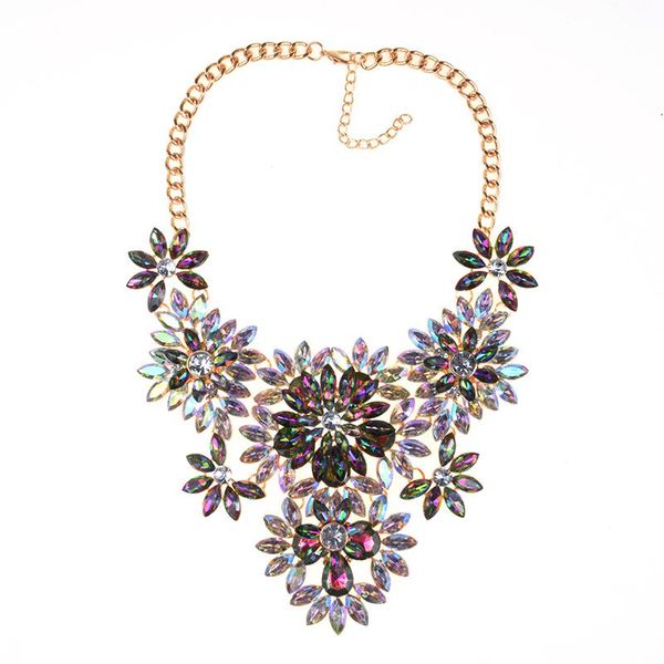 vintage jewelry maxi necklace 2021 design fashion multicolor rhinestone flower statement necklaces & pendants for women chokers, Golden;silver
vintage jewelry maxi necklace 2021 design fashion multicolor rhinestone flower statement necklaces & pendants for women chokers, Golden;silver