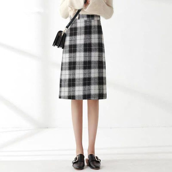 skirts zoulv 2021 women korean version autumn winter slim straight skirt mid-length female bag woolen high waist plaid, Black
skirts zoulv 2021 women korean version autumn winter slim straight skirt mid-length female bag woolen high waist plaid, Black
